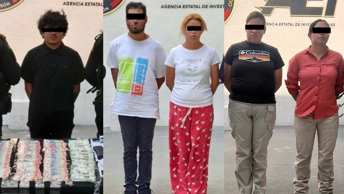 A los detenidos  les aseguraron armas, droga, dinero en efectivo, básculas y vehículos. Foto: Especial