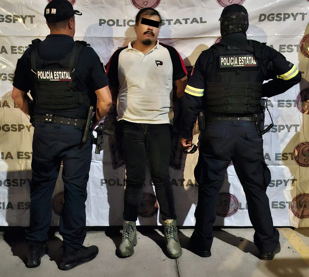 El hombre fue identificado en Isaac “N”, de 28 años de edad.