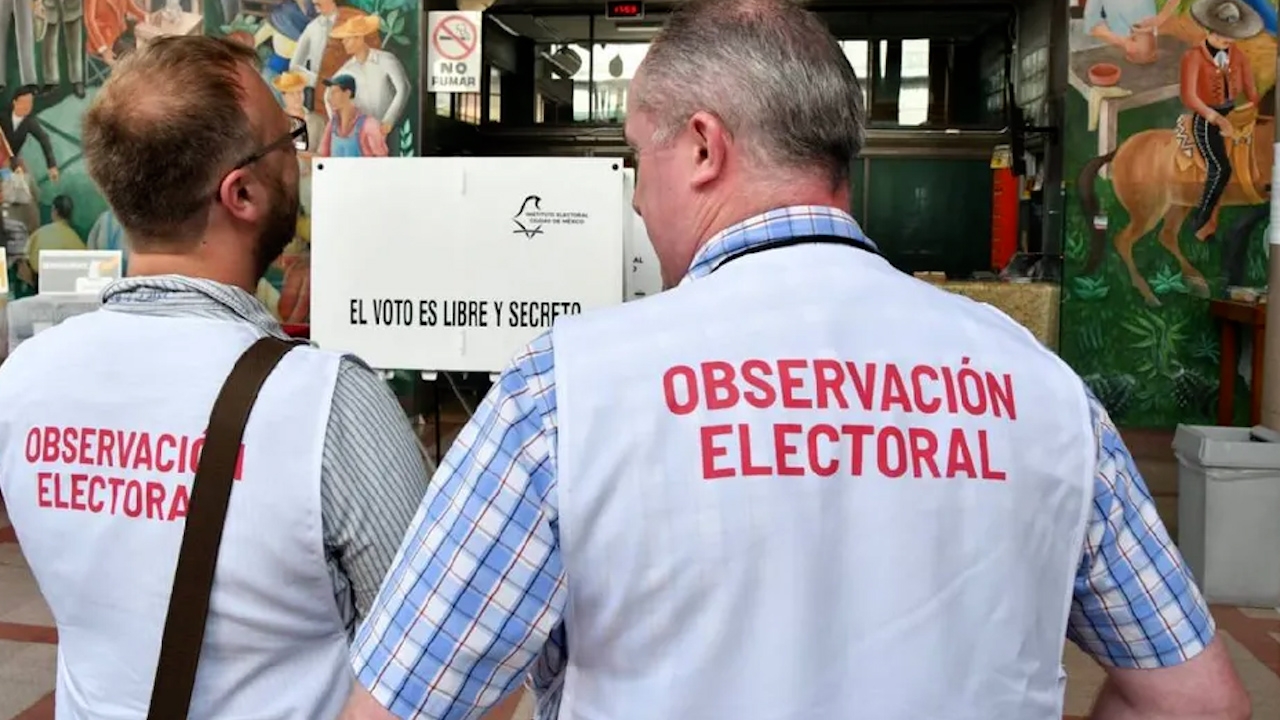 INE informa monitoreo de observadores de 40 países en elección judicial