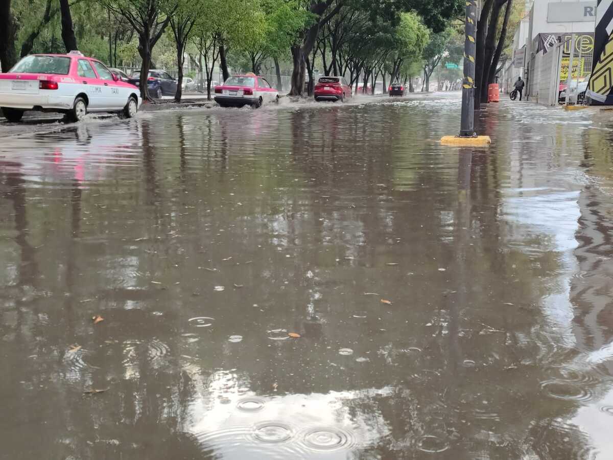 Inundaciones en la alcaldía Azcapotzalco.