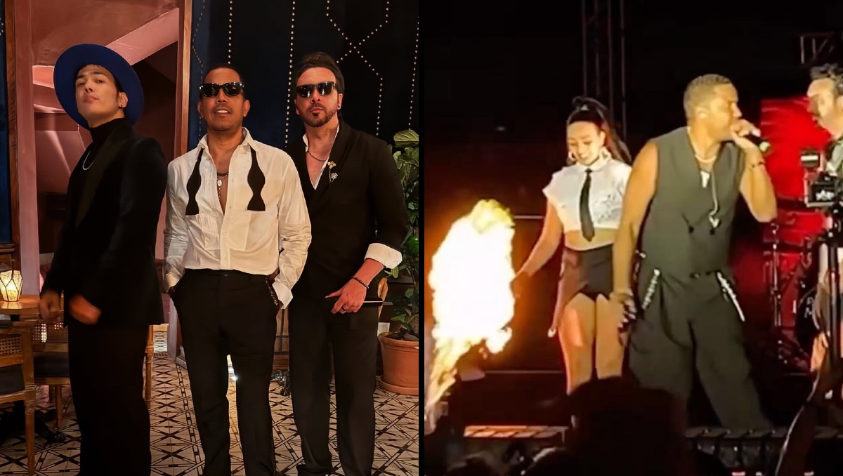 Bailarina se quema en un incidente en concierto de grupo Ilegales | ESPECIAL