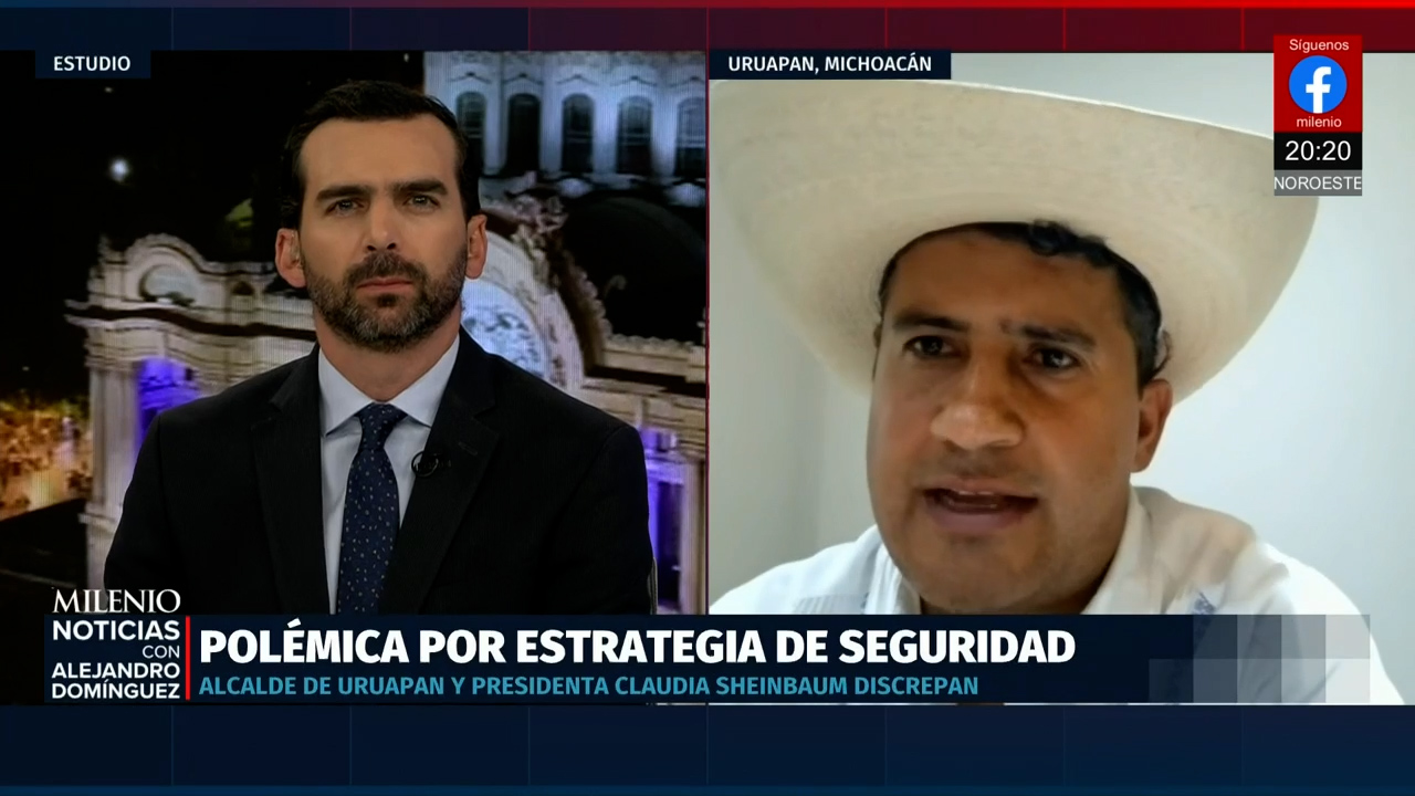 Carlos Manzo justifica abatir delincuentes y niega abusos en Uruapan