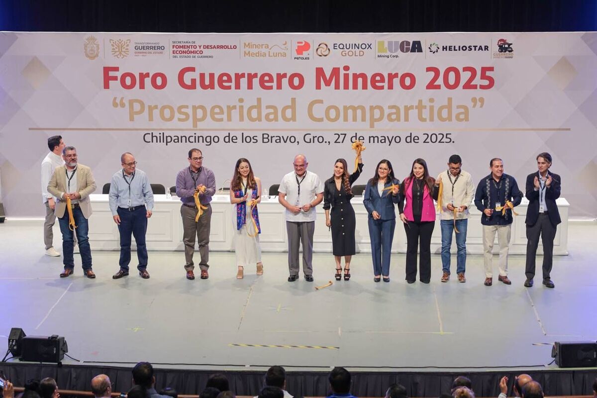 Evelyn Salgado celebró que zona Diamante de Acapulco haya sido elegida como sede de la edición 36 de la Convención Internacional de Minería. |Especial