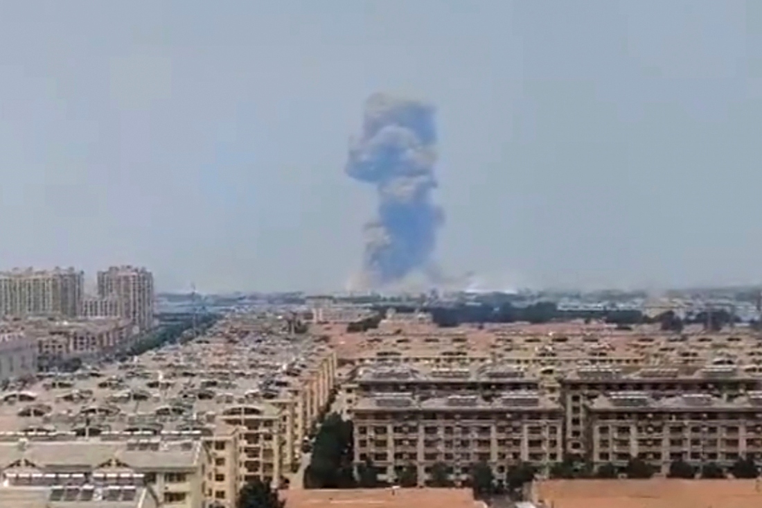 Explosión en una planta química en la provincia oriental china de Shandong. |AP
