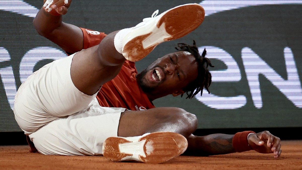 Gael Monfils sufre duro golpe contra la publicidad en Roland Garros (AFP)