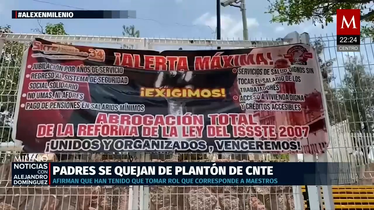 Padres de familia en Zacatecas y Chiapas toman la educación en sus manos ante paro de la CNTE