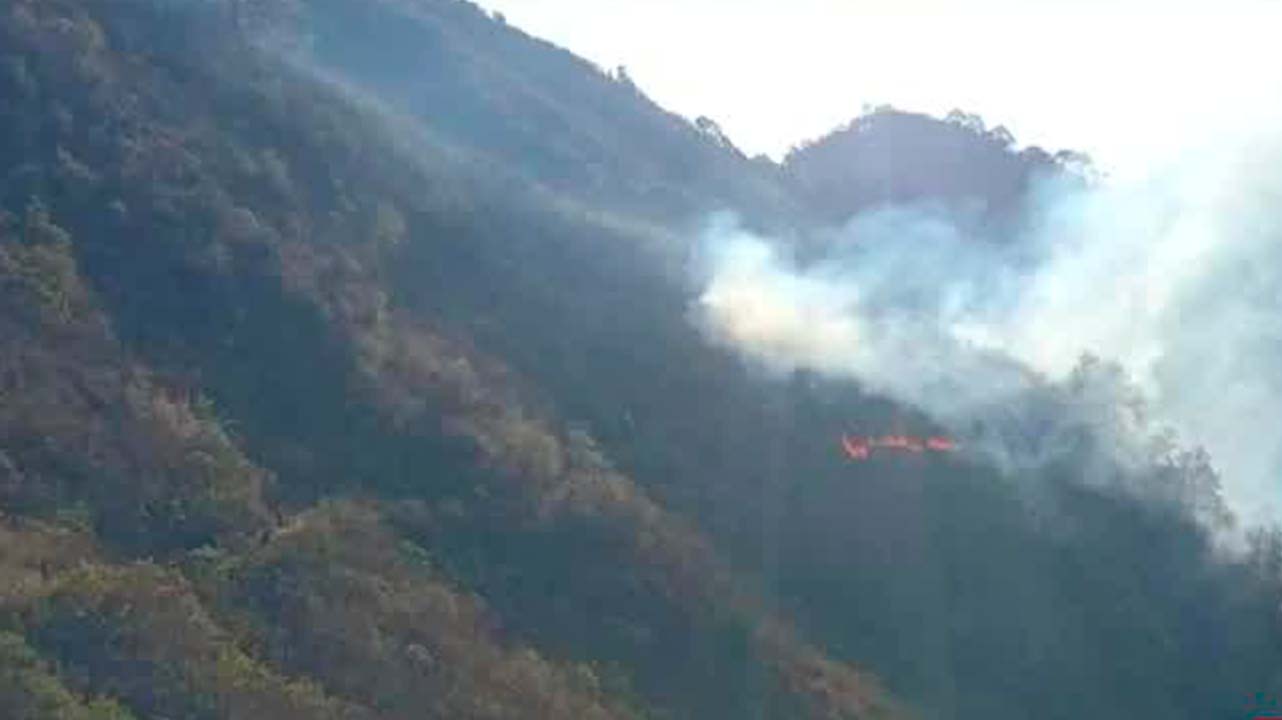 Registran incendios forestales provocados por caída de rayos en Oaxaca