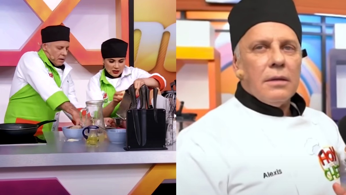 Alexis Ayala sufre lesión en 'Hoy' mientras estaba cocinando. | YouTube Hoy.