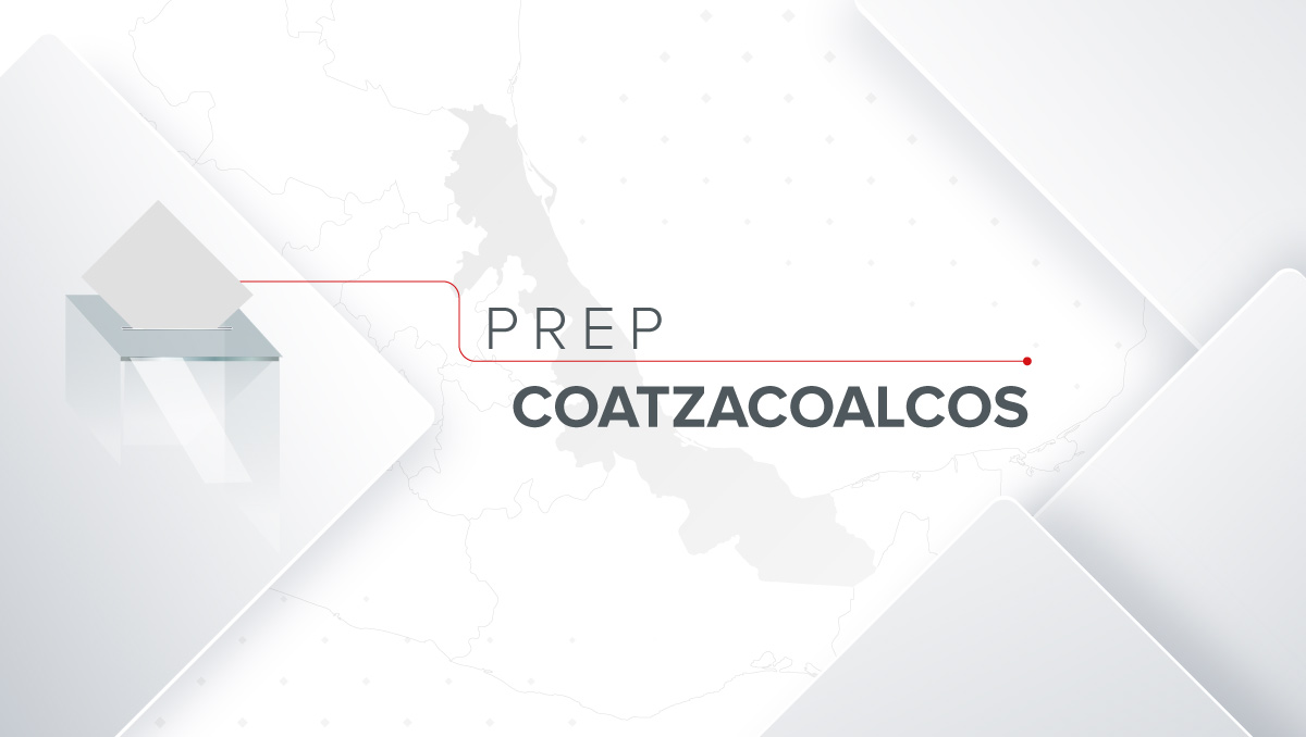 Así avanza el PREP de la elección en Coatzacoalcos.