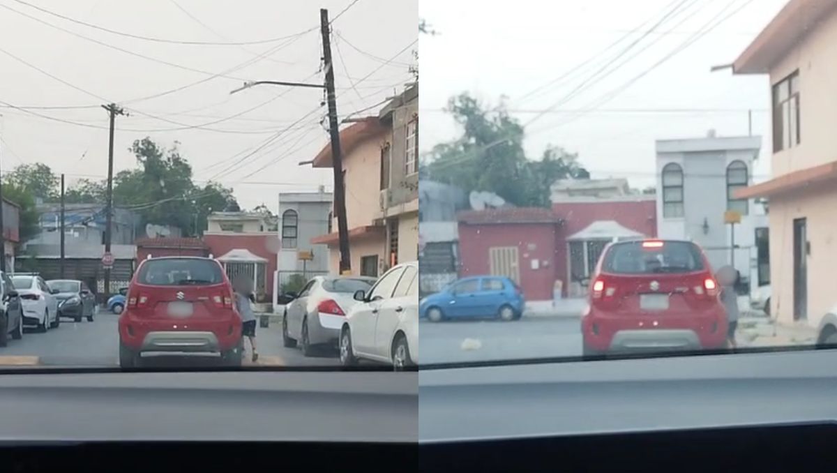 El automóvil que participó en los hechos es un Suzuki Ignis en color rojo.