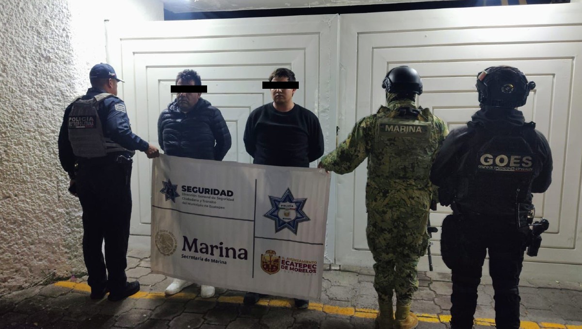 Caen dos falsos policías en operativo federal; vinculados al robo de carga en Ecatepec | Especial