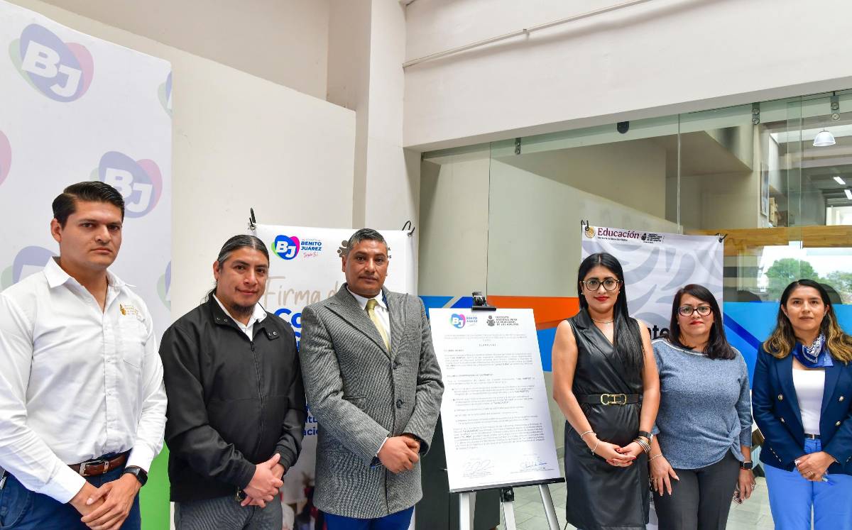 Convenio para combatir el rezago educativo en CdMx