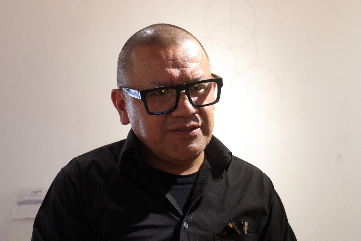 Elías Kuri, artista. | Rolando Riestra