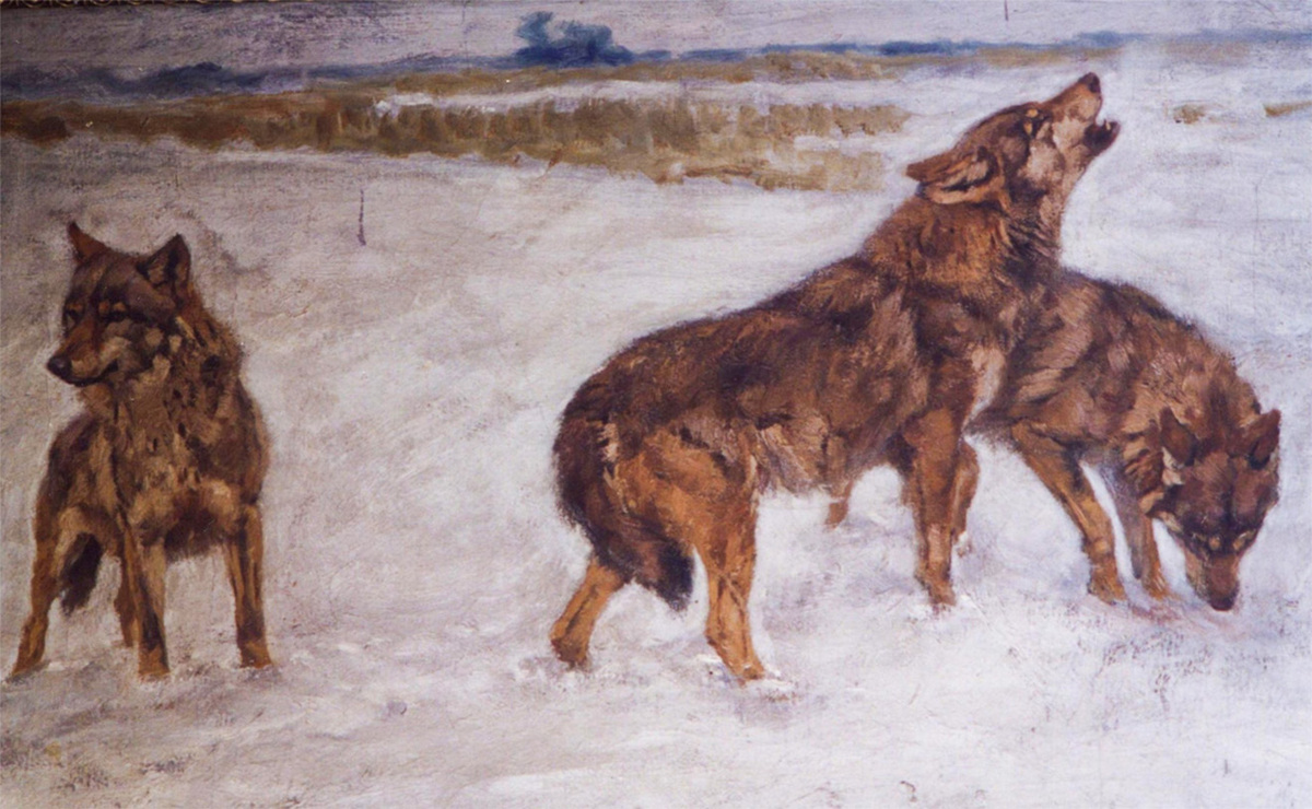 'Farkasok', del pintor húngaro Vastagh Géza. (Wikimedia Commons)