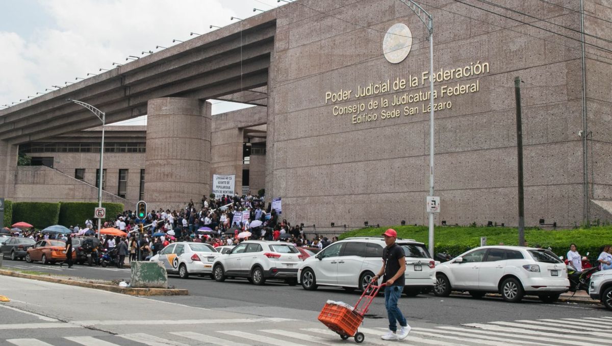 Fotografía tomada durante el paro de labores en el Poder Judicial en agosto de 2024 | Cuartoscuro