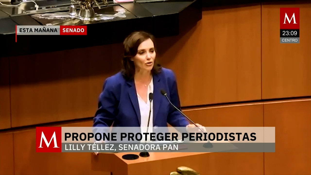 Lilly Téllez presenta propuesta clave contra censura y por protección a periodistas