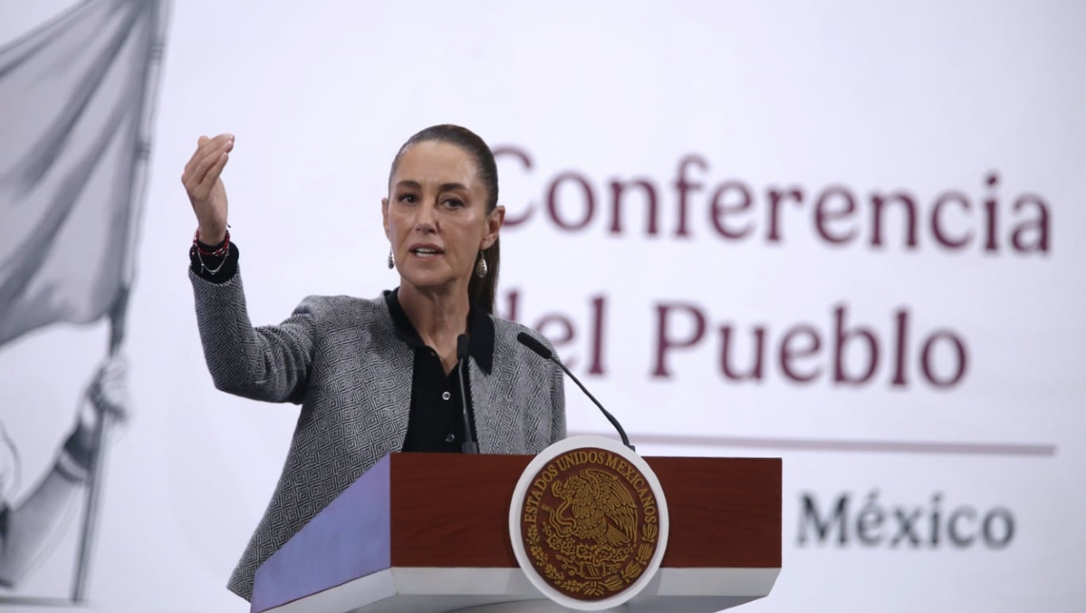 La mandataria lamentó la muerte de seis militares en Michoacán y reiteró su apoyo a las familias. | Ariana Pérez
