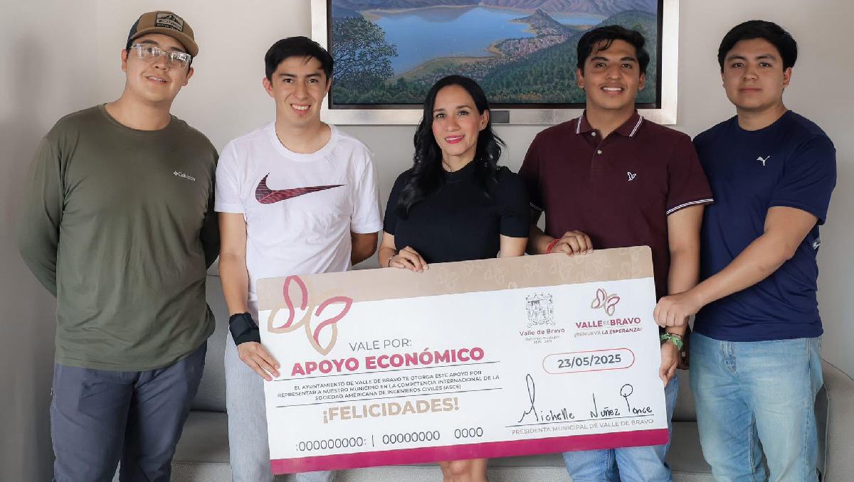 Michelle Núñez expresa orgullo por el talento de los jóvenes de Valle de Bravo. Foto: (Especial)