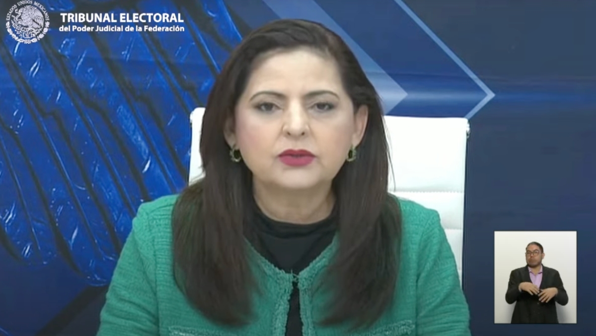 Mónica Soto Fregoso, presidenta de Tribunal Electoral del Poder Judicial de la Federación. | Especial