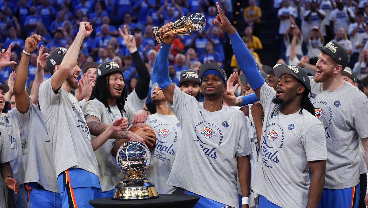 Oklahoma City Thunder avanza a su primera NBA Finals desde 2012 (AFP)
