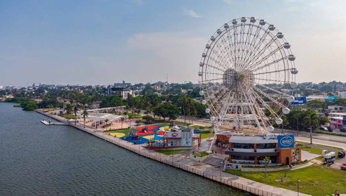 Parque de la laguna del Carpintero en Tampico.
