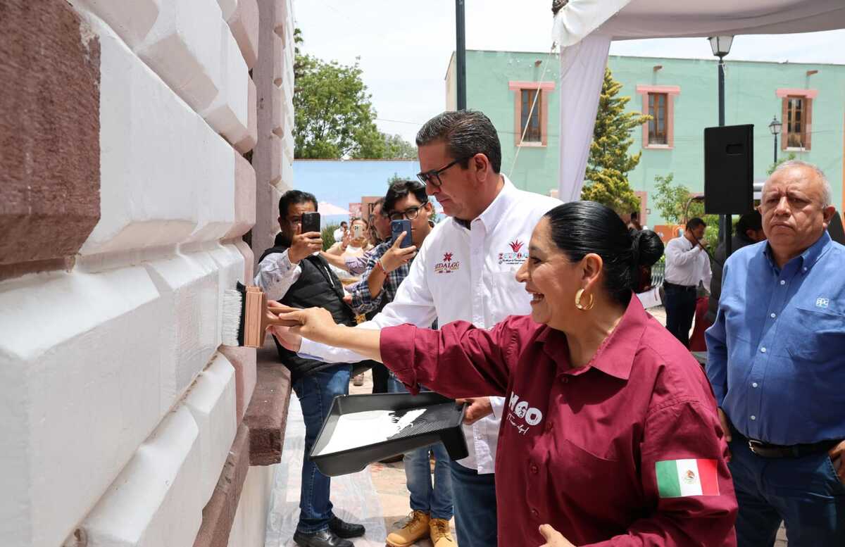 Pintarán fachadas para embellecer imagen de Zempoala. (Cortesía)