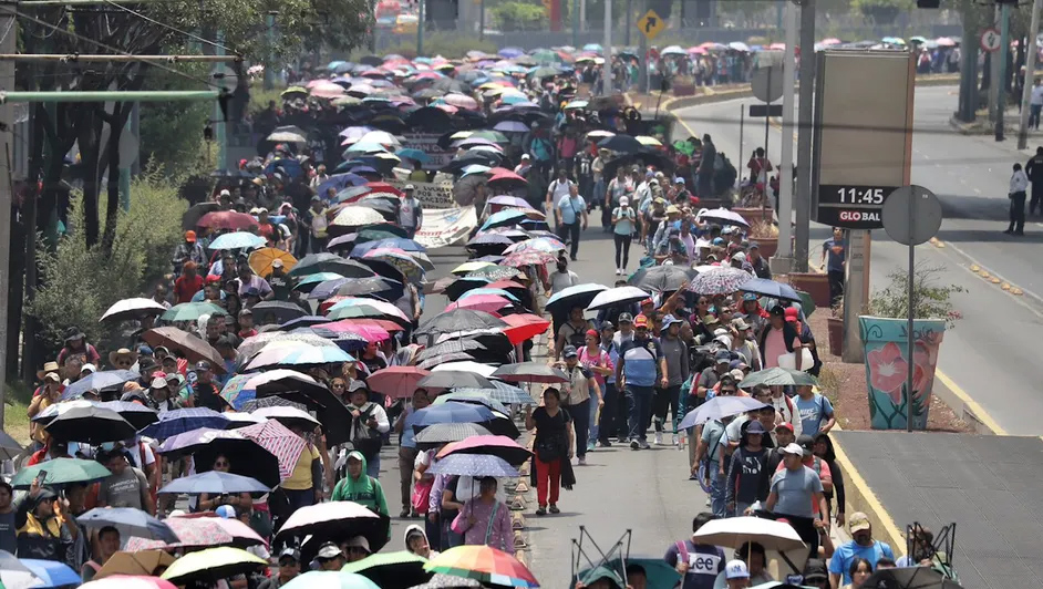 Se prevé movilizaciones de CNTE en la glorieta del Caballito