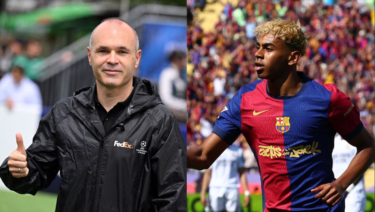 Andrés Iniesta elogia a Lamine Yamal tras renovar con el Barcelona (Reuters)