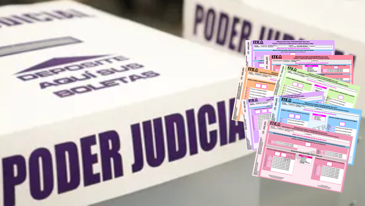 Boletas para elección local del Poder Judicial en Tlaxcala | INE/ Jesús Quintanar