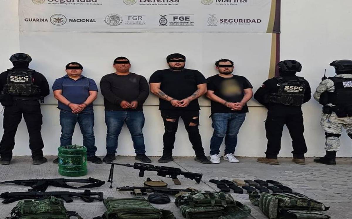 Cae líder de célula de los chapitos en Sinaloa