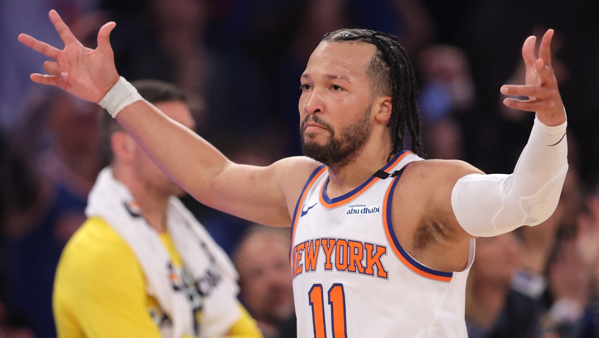 Jalen Brunson colaboró en la victoria de Knicks sobre Pacers (Reuters)