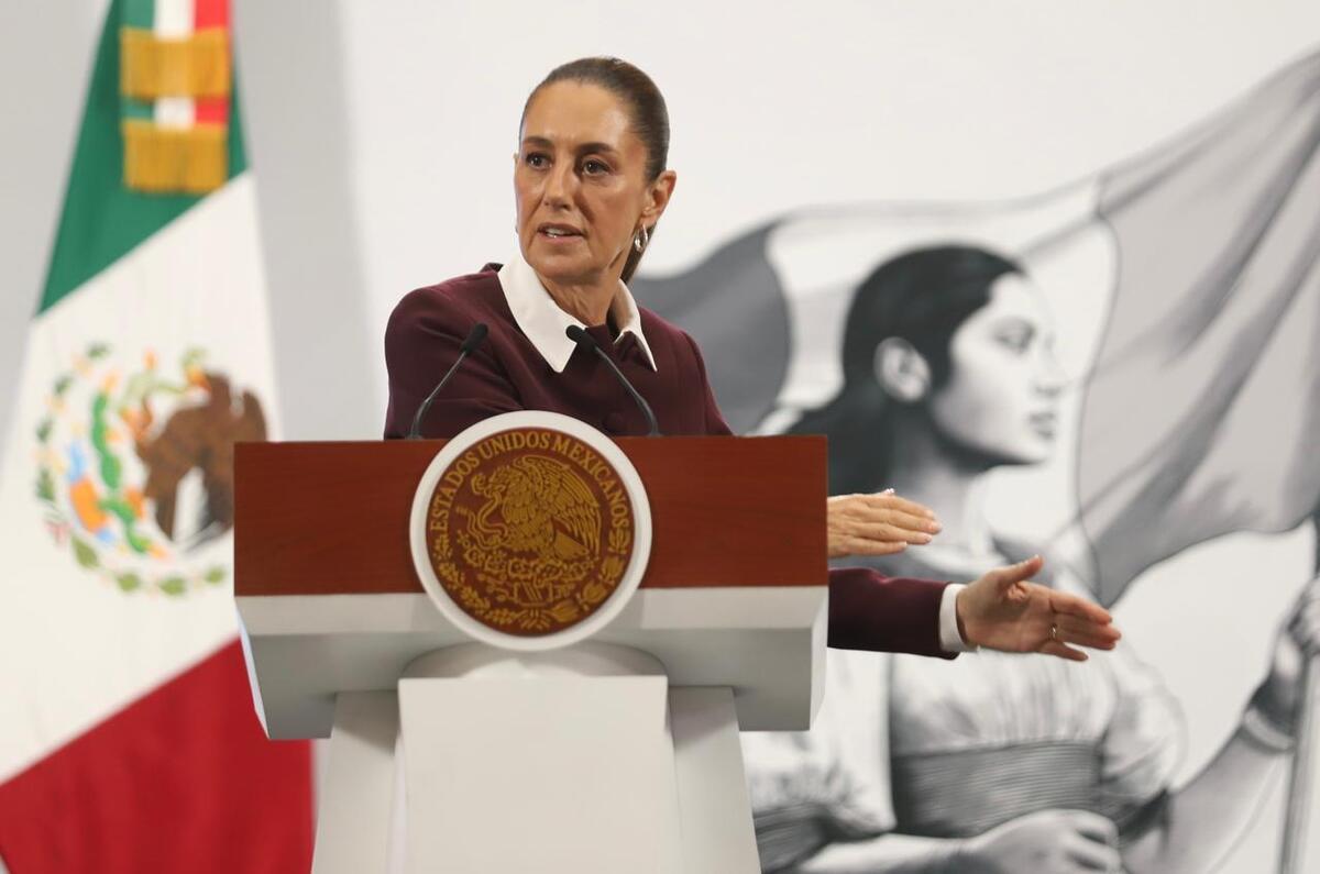 Conferencia matutina de la presidenta de México, Claudia Sheinbaum. | Foto; Jorge Carballo