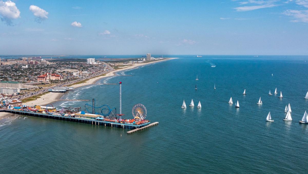 Galveston. Verano retro en Texas