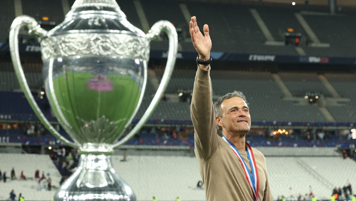 Luis Enrique busca el triplete con el PSG (Reuters)