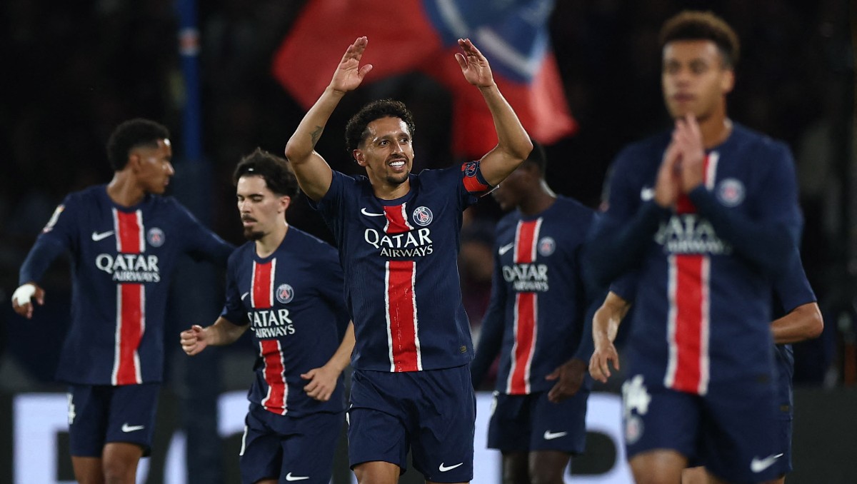 Marquinhos, capitán y líder del PSG (Reuters)