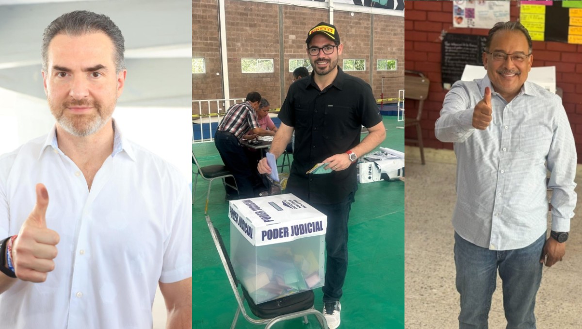 Alcaldes acudieron a emitir su voto. Foto: Especial