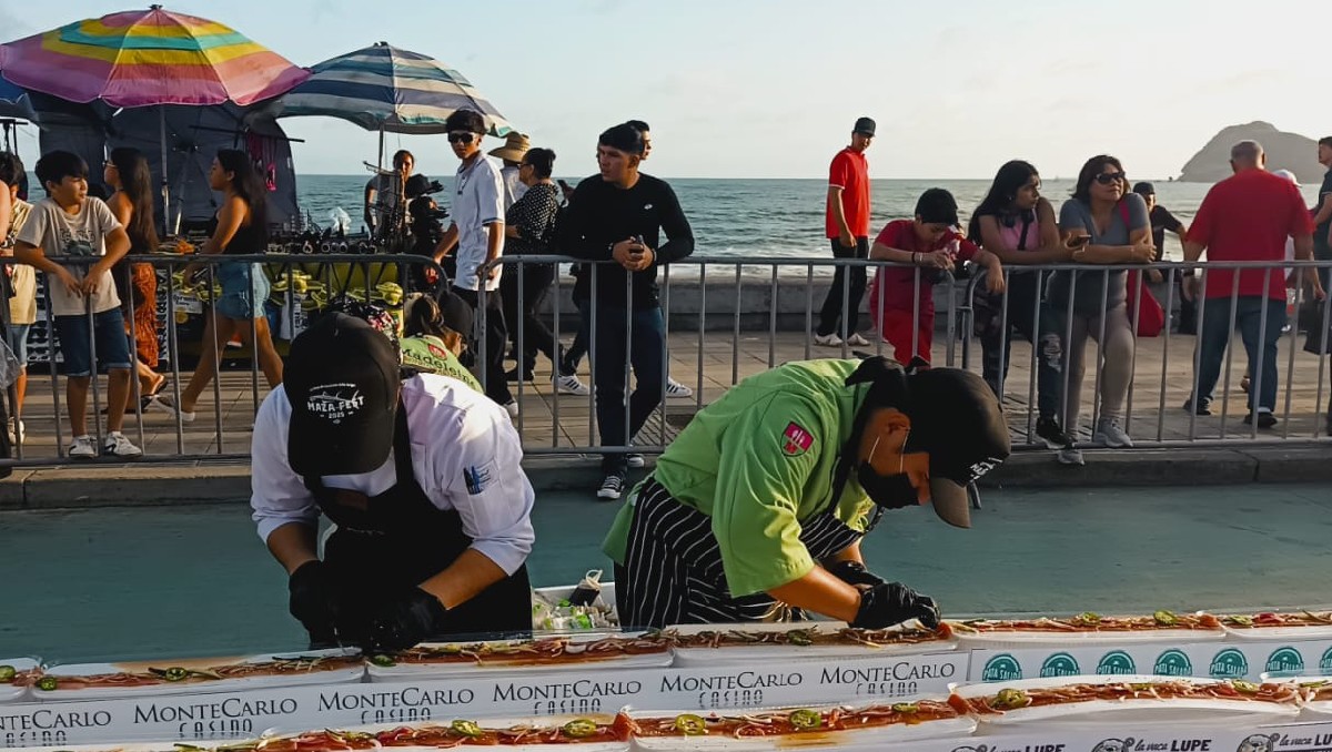 Maza Fest fue logrado por la unión de empresas como los restaurantes Mariscos los porteños. Foto: Especial