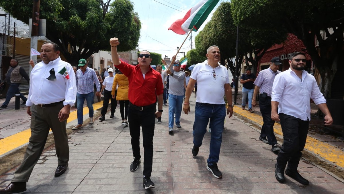 Protestan en León por elecciones judiciales. | Dany Béjar