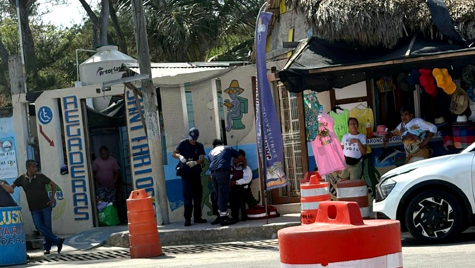 Se registra riña en playa Miramar. (Mario Juárez)