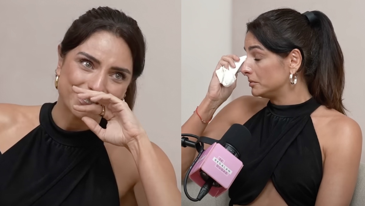 Aislinn Derbez habla de su infancia entre lágrimas. | ESPECIAL