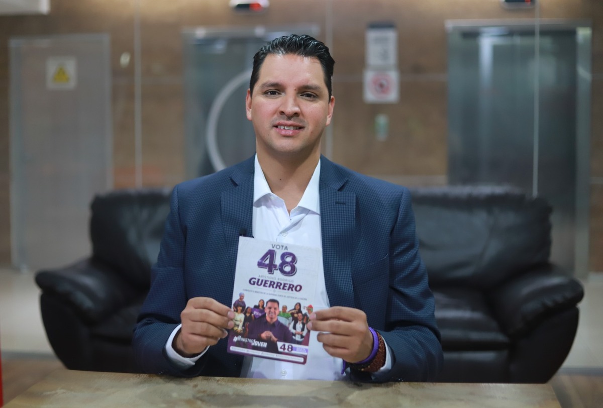 Aristides Rodrigo Guerrero García compitió en la elección judicial. | Jorge González