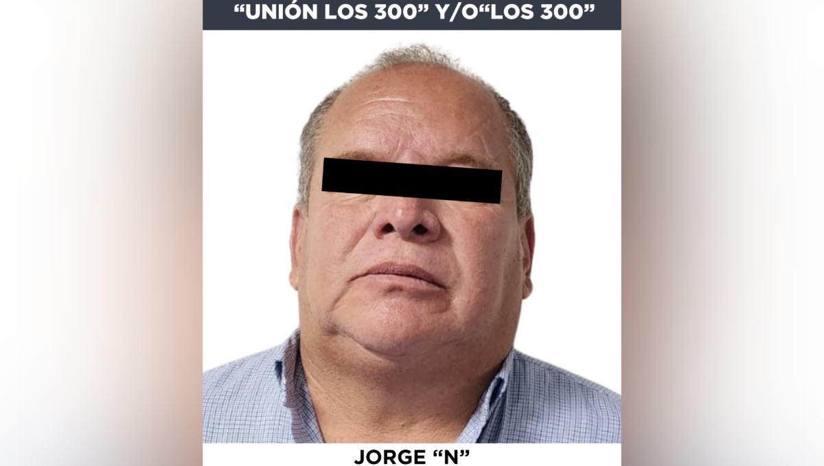 Detienen a Jorge “N”, vinculado a grupo delictivo “Los 300”.| Especial