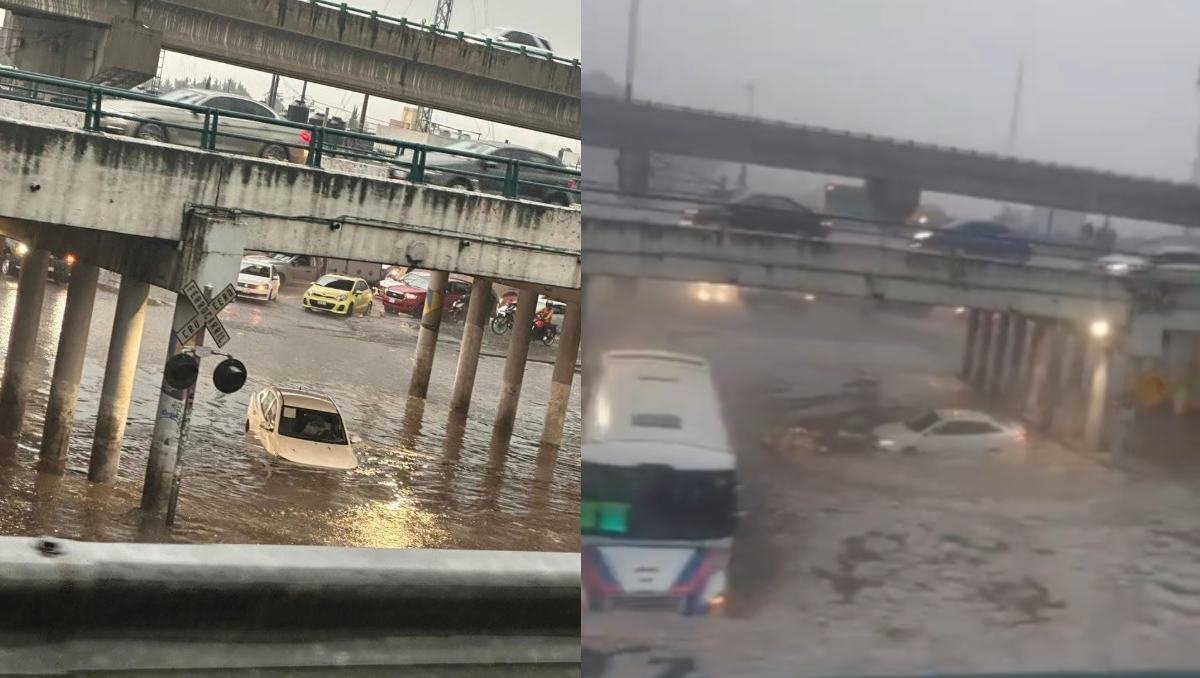 Lluvias intensas causan encharcamientos y afectan tránsito en CDMX y Edomex este lunes 2 de junio. | Fotos: Mellisa López