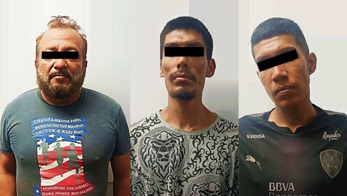 Los tres detenidos fueron internados en el Cereso 1 Norte del estado | Especial