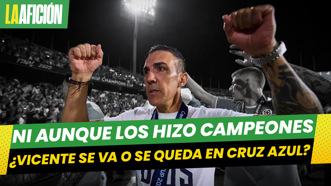 ¿Se va o se queda? El futuro de Vicente Sánchez es incierto dentro del Cruz Azul