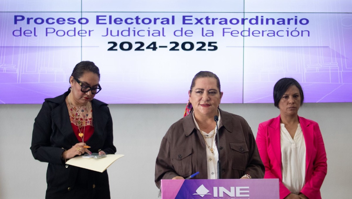 Conferencia del INE sobre elección judicial - Milenio