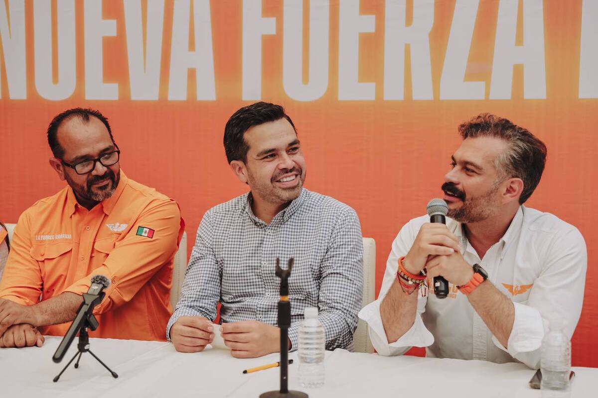Jorge Álvarez Máynez visitó este martes Durango para celebrar el avance del partido. | Especial