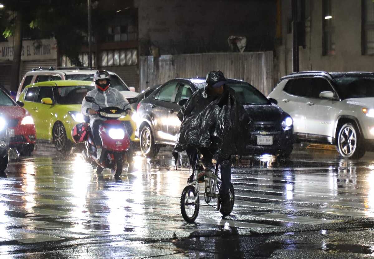Lluvia en la alcaldía Benito Juárez. | Foto: Ariana Pérez