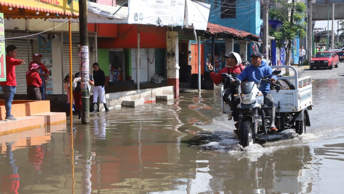 San Mateo Atenco registra por lo menos 100 casas afectadas por las inundaciones. Foto: (Iván Carmona)