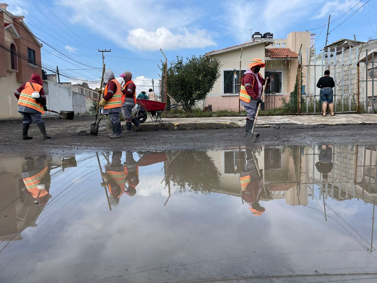 Comienza la etapa de recuperación en el fraccionamiento Los Tuzos de Mineral de la Reforma. (Aarón García)